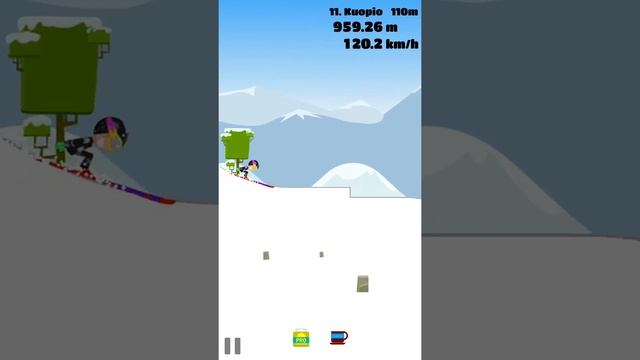 Just Ski Jump - Game Play смотреть онлайн