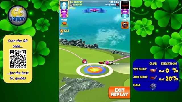 Master, QR Hole 9 - Par 5, EAGLE - St Patricks Day Tournament, *Golf Clash Guide* смотреть онлайн