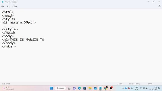 margin in css | css margin in telugu смотреть онлайн
