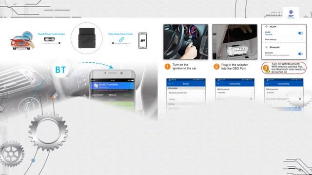 Vgate vLinker MC+ Bluetooth OBD2 Car Diagnostic Scan Tool смотреть онлайн