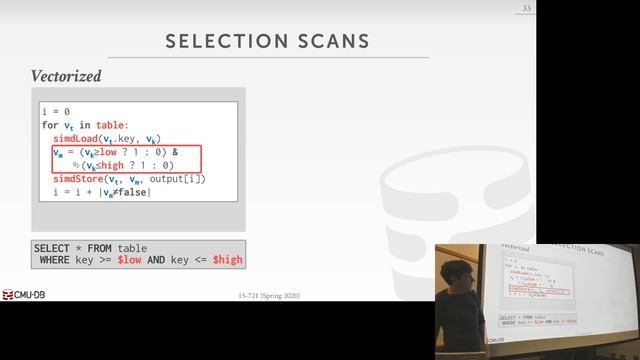 15 - Vectorized Execution (CMU Databases / Spring 2020) смотреть онлайн