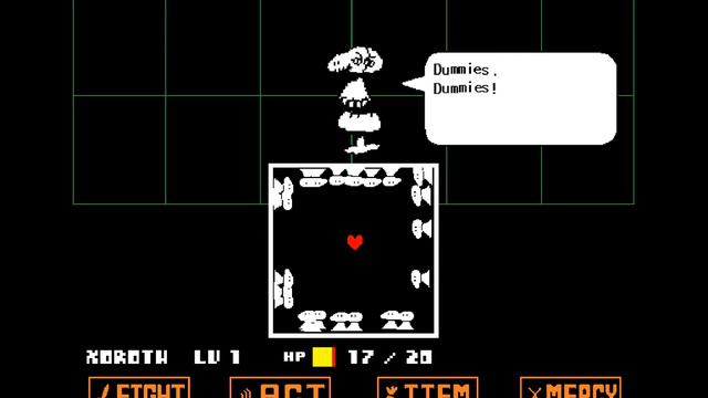 Undertale: Mad dummy boss fight смотреть онлайн
