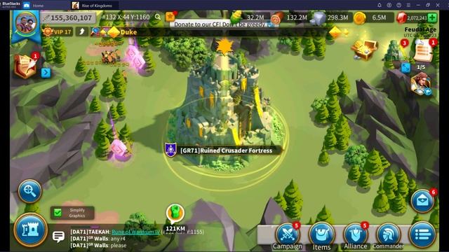 Rise of Kingdoms Lost Kingdom 132 Rebuild the Ruined Crusader Fort With Gems? 3 14 2021 смотреть онлайн