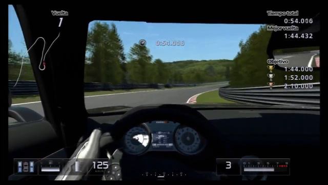 Gran Turismo 5 - AMG event; intermediate #3 (gold, onboard, no driving aids) смотреть онлайн
