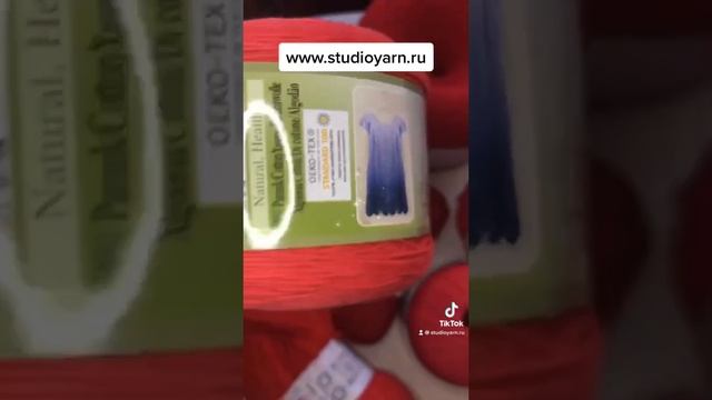 ОБЗОР ПРЯЖИ "КРАСНЫЙ" магазин пряжи "ВРЕМЯ ВЯЗАТЬ" смотреть онлайн