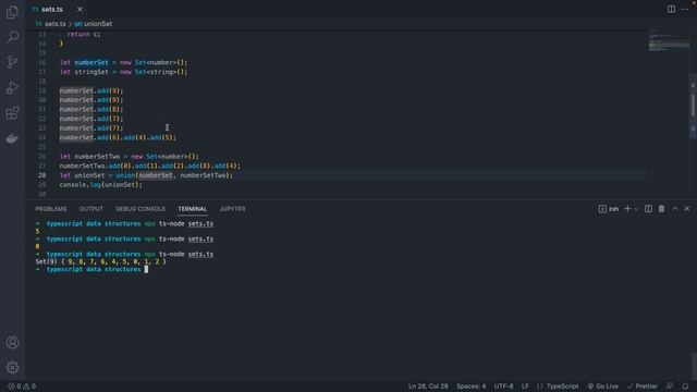 Sets in Typescript (Typescript Data Structures) смотреть онлайн