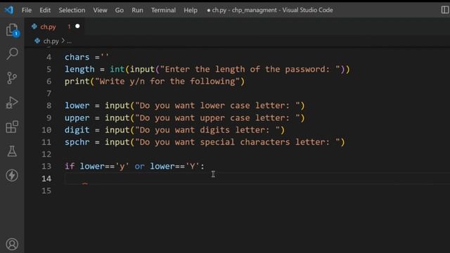 random customizable password generator in python #programming #python #coding смотреть онлайн