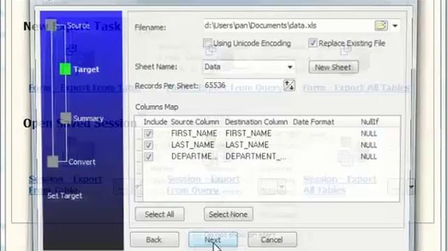 Export data from Oracle query results to Excel file смотреть онлайн