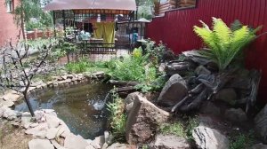 Пруд фонтан и горка (ЗОНА РЕЛАКСА)