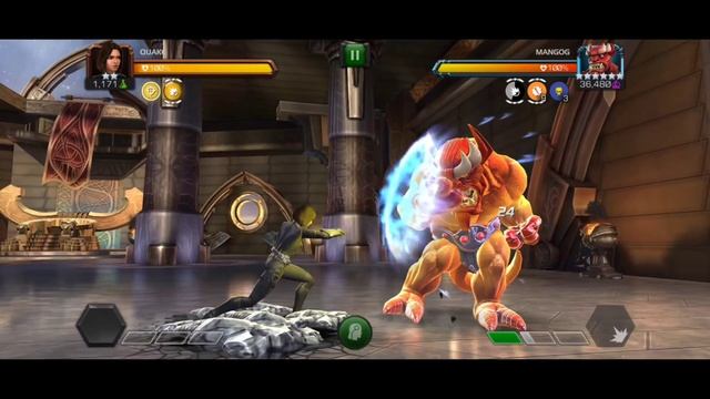 2 Star Quake vs Mangog Tier 10 Odin's Gauntlet- Marvel Contest of Champions смотреть онлайн