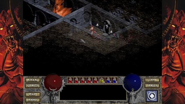 DIABLO HELLFIRE ► Прохождение за лучницу ► # 1 смотреть онлайн