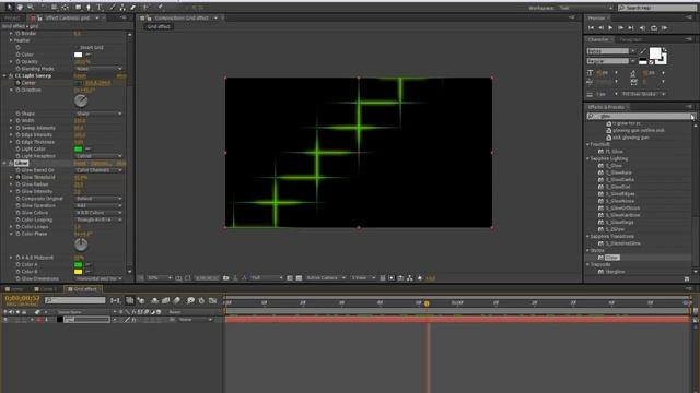 AE Tutorial (Glowing Grid Transition) смотреть онлайн