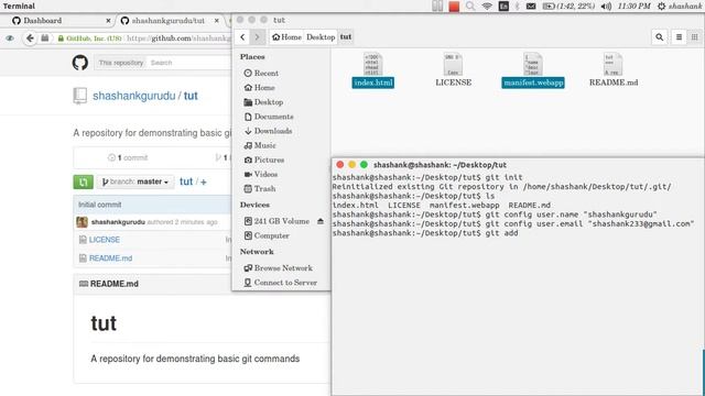 Github basic commands смотреть онлайн