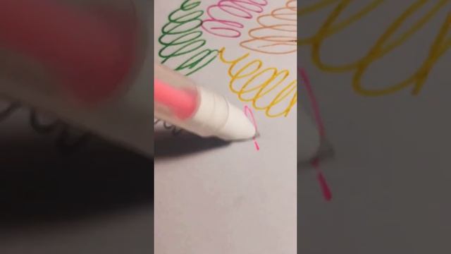 fix price, фикс прайс, набор цветных гелевых ручек, блестящие ручки, неоновые ручки. смотреть онлайн