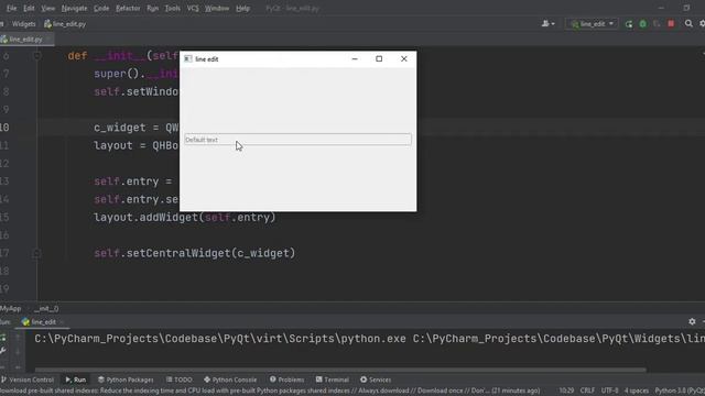 QLineEdit смотреть онлайн