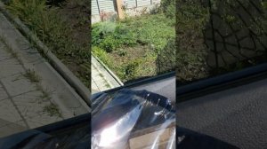 Снятие тонировочной плёнки при помощи строительного фена и концелярского ножа )... 5 минут