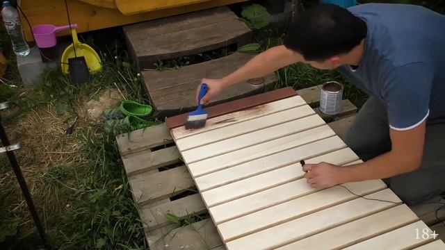 Полы в Бане Красим пол спец составом смотреть онлайн