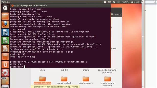 POSTGRESQL EN UBUNTU 12.04 смотреть онлайн