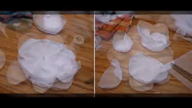 Как сделать цветок с пером.How to make a flower with feather смотреть онлайн