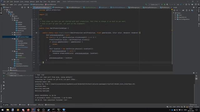 Rocket League Bot Java Tutorial - Ep 6 - Rendering and Ball Prediction смотреть онлайн