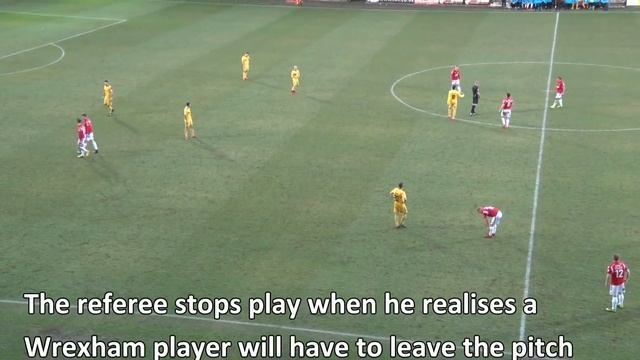 AMAZING Wrexham have a player sent off BUT still keep 11 men смотреть онлайн