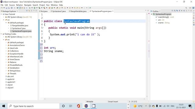 Naming Conventions in JAVA смотреть онлайн