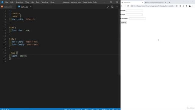 05 - Page style with CSS - 013 BEM a simpler approach to CSS targeting смотреть онлайн