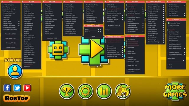 NUEVO MEGA MOD MENU GRATIS! (PC) | RGB ICONS, CREATOR MOD & MÁS | Geometry Dash [2.11] смотреть онлайн