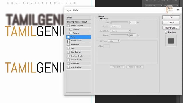 Photoshop Text Styles [Fast guide] : Learn PSD CC Tamil Tutorial -BASIC 04 смотреть онлайн