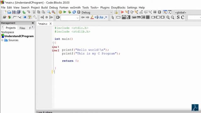 1.4. Понять, как происходит выполнение программы на языке Си смотреть онлайн