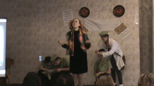 Вика Андриенко и 8 класс 128 шк.-выступление на районе смотреть онлайн