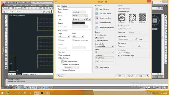 Gradient Command and Hatch Extra Setting in AutoCad II Hindi/Urdu Tutorial смотреть онлайн