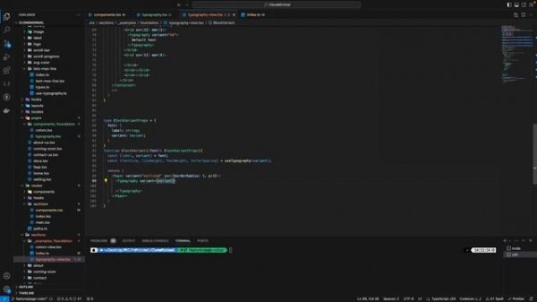 P27. Project Vite + React + Typescript: Page Typography