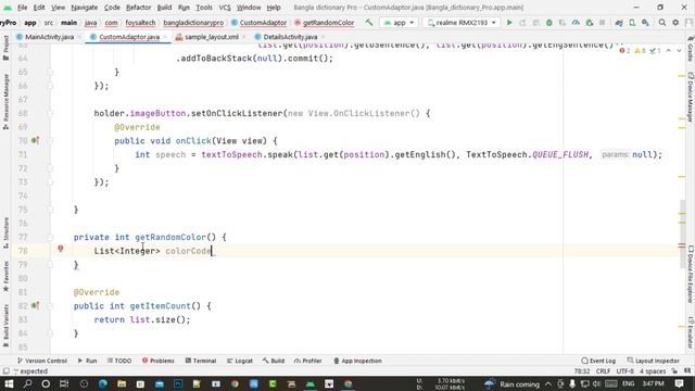 How to set random background for recyclerview item | Android Studio смотреть онлайн
