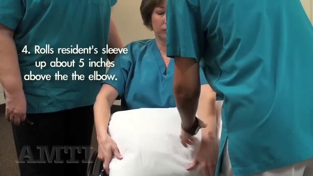 CNA Skills: How to take Blood Pressure смотреть онлайн