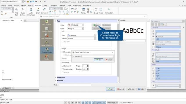 Change text style in DraftSight смотреть онлайн