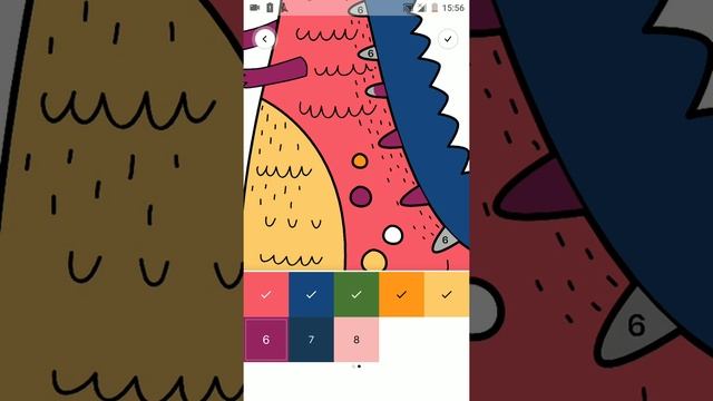 Chamy - раскраска по цветам смотреть онлайн