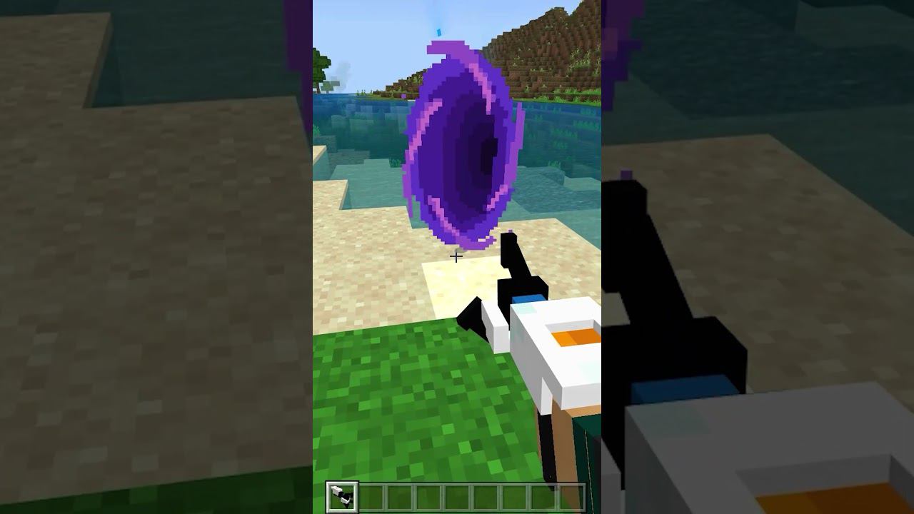 Создаем ПОРТАЛЫ С Пушкой из PORTAL в #Майнкрафт ПЕ - Моды и Аддоны для #Minecraft Bedrock смотреть онлайн