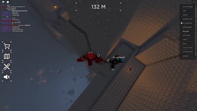 ИГРАЕМ В ОББИ НА ДВОИХ В РОБЛОКСЕ НА СКАЛЕ! ROBLOX смотреть онлайн
