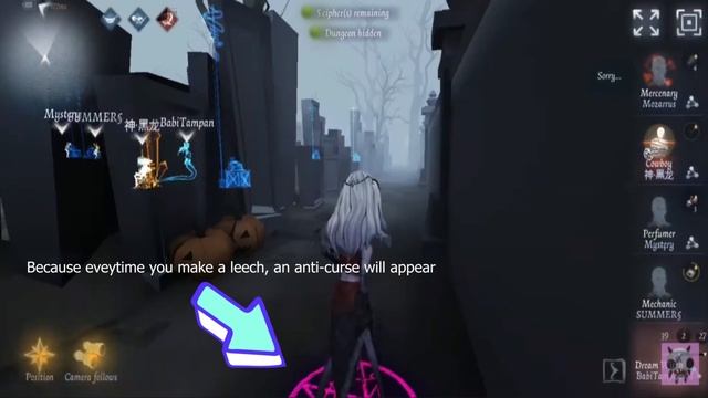DREAM WITCH BASIC GUIDE IDENTITY V YIDHRA TIPS AND FACT Identity V