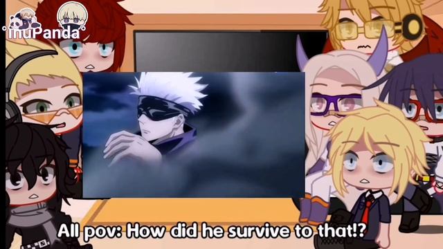 Pro heroes react Jujutsu Kaisen||Gojo and Nanamin||1/3||InuPanda смотреть онлайн