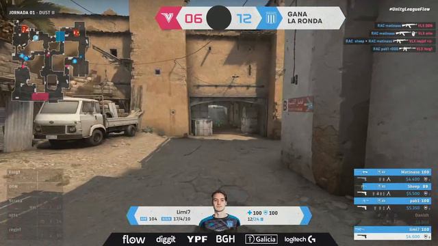 JORNADA 1 - FASE DE LIGA - UNITY LEAGUE FLOW - APERTURA 2022 - CS:GO смотреть онлайн