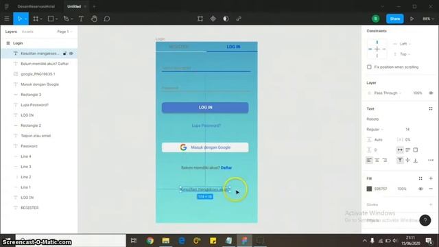 Mockup dengan figma (part1) смотреть онлайн