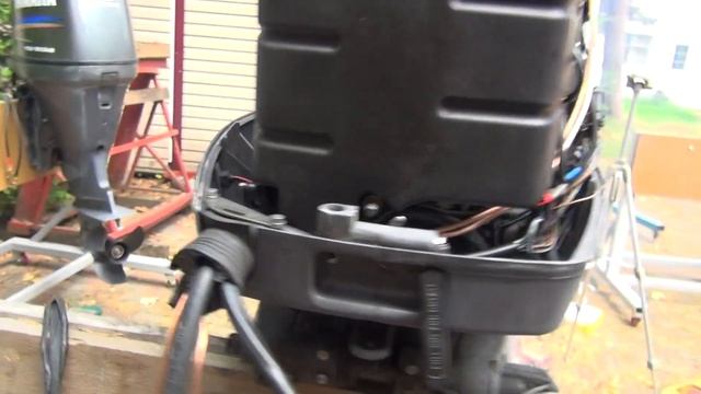 EVINRUDE 200 - ДЫМНЫЙ ЗАПУСК УДАЛСЯ! смотреть онлайн