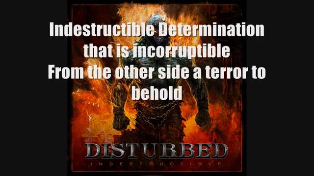 Indestructible Disturbed - Lyrics