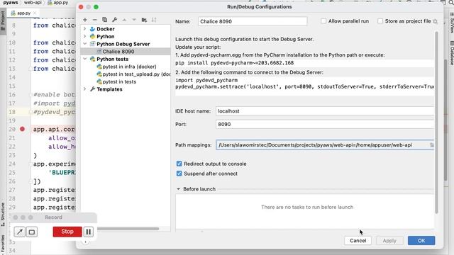 chalice debug docker смотреть онлайн