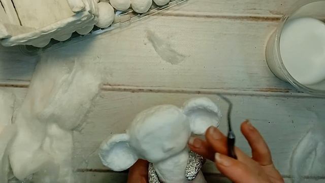 МК Чебурашка из ваты / DIY Cheburashka from cotton wool смотреть онлайн