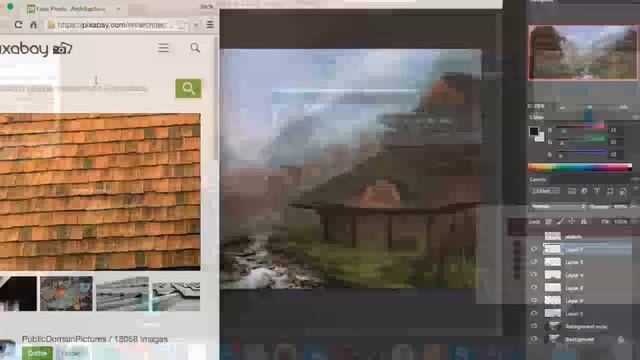 Town - Concept art (#Photoshop) | CreativeStation смотреть онлайн