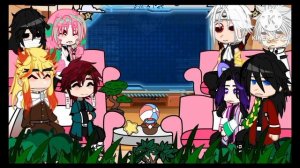 past hashiras + Tanjiro react to ||future♡ || kny some Manga ○spoilers○