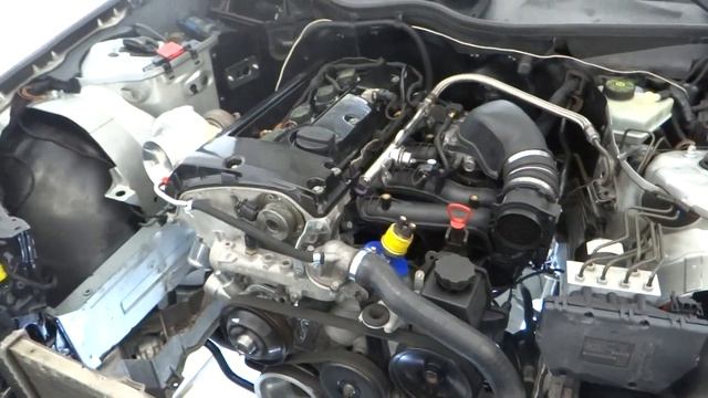 Mercedes w203 m111 Turbo C23T First Start Up смотреть онлайн